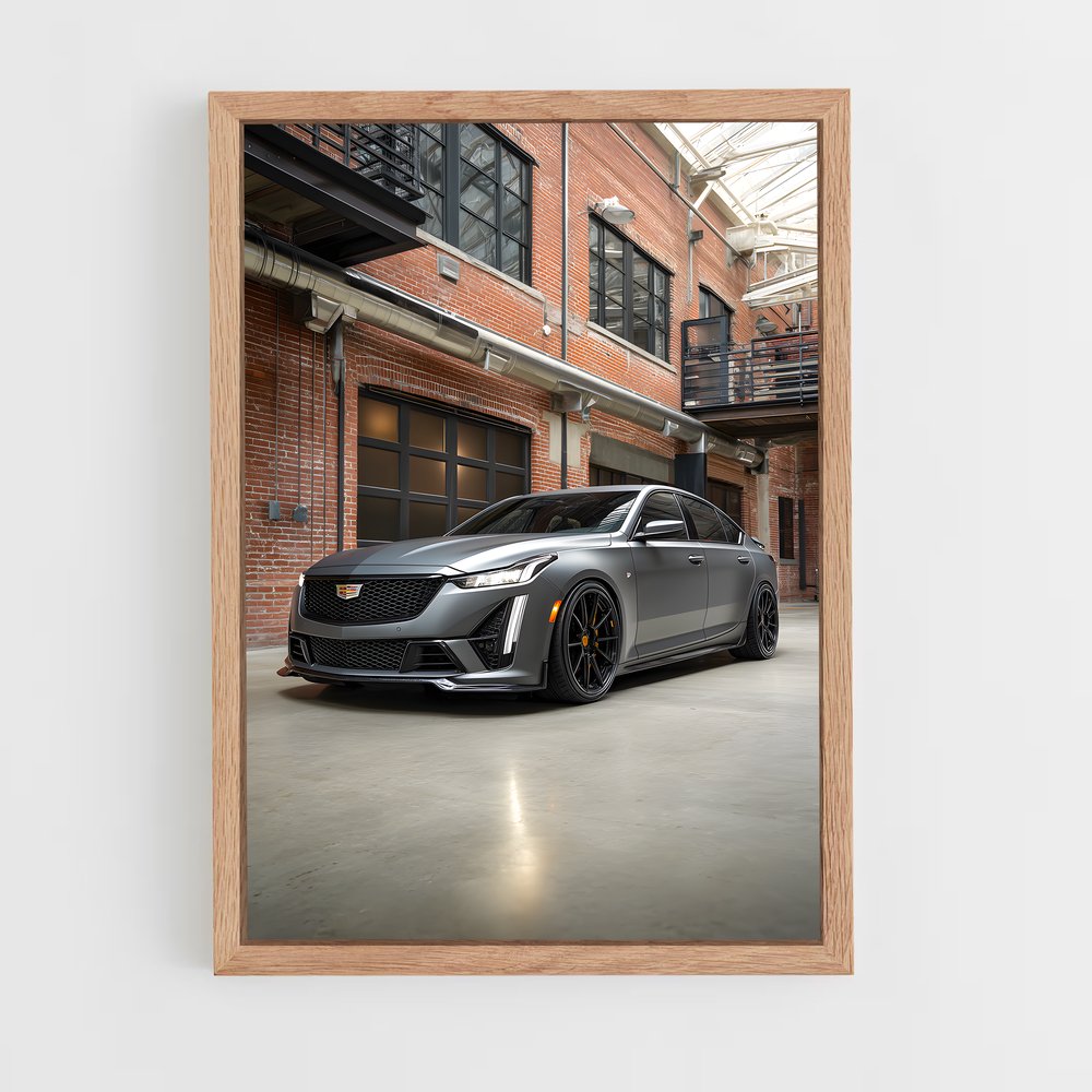 Poster Garage Élévé – affiche Cadillac (vue 4)